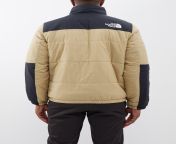 the north face beige black goesi padded ripstop jacket jpeg from goesi