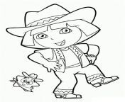 cowgirl dora coloring page.jpg from an page cowgirl sasha