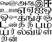 alphabet in tamil vector md.png from srik tamil