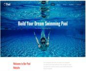swimming pool website template.png from pool webserise