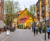 view of a street in central lund sweden 1200x854.jpg from lund images