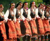 people in traditional costumes dance bulgarian horo.jpg from bulgarian