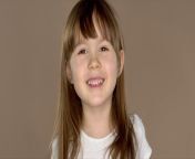 videoblocks portrait of a little cute 7 year old girl in a white tshirt posing smiling and looking into the camera on a beige background s xyspg2cl thumbnail 1080 01.png from 7 y o ls2 yr 3gp mms videossex xxx comu5576u6eb9u5576u6eb9u305e u5576