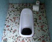 squat toilet.jpg from japanese pooping and gets covered her body with shit by another xxx porn
