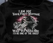 i am joe your first mistake was to assume id be one of the sheep devil of the death devil and gun.jpg from mistake devil